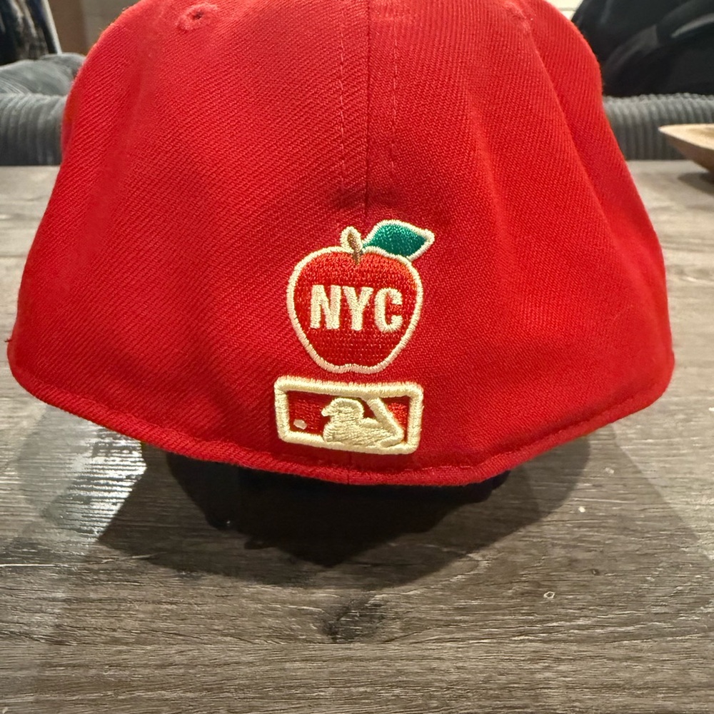 Red Apple NYY Fitted World Series Hat